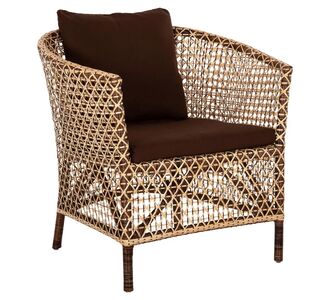 ΠΟΛΥΘΡΟΝΑ ΕΞΩΤ.ΧΩΡΟΥ HM6111 SILMAR-RATTAN ΚΑΦΕ ΚΑΙ ΦΥΣΙΚΟ-ΜΑΞΙΛΑΡΙΑ ΚΑΦΕ 82x76x85Υεκ |  Πολυθρόνες κήπου στο espiti