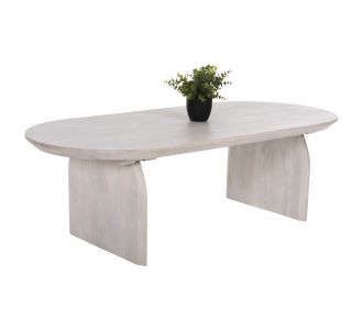 ΤΡΑΠΕΖΙ ΣΑΛΟΝΙΟΥ ΟΒΑΛ HONKY HM9710 ΜΑΣΙΦ ΞΥΛΟ MANGO- ΛΕΥΚΟ 130x60x40Υεκ. |  Τραπέζια στο espiti