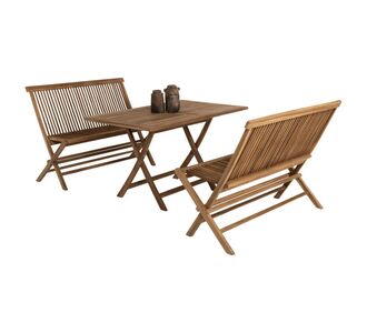 ΣΕΤ ΤΡΑΠΕΖΑΡΙΑΣ ΕΞΩΤ. ΧΩΡΟΥ 3ΤΜΧ KENDALL HM11952 ΜΑΣΙΦ ΞΥΛΟ TEAK ΦΥΣΙΚΟ |  Σετ τραπεζαρία κήπου στο espiti
