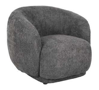 ΠΟΛΥΘΡΟΝΑ KARPEN HM9600.01 ΓΚΡΙ ΜΠΟΥΚΛΕ ΥΦΑΣΜΑ  93x87x78Υ εκ. |  Πολυθρόνες σαλονιού στο espiti