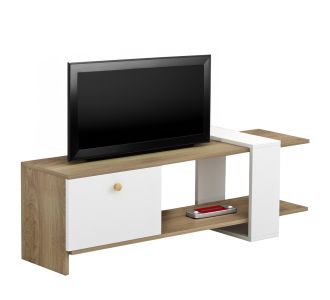 ΕΠΙΠΛΟ ΤΗΛΕΟΡΑΣΗΣ HENRIETTE HM8900.11 ΜΕΛΑΜΙΝΗ ΣΕ SONAMA-ΛΕΥΚΟ 120x25x37Υεκ. |  Έπιπλα τηλεόρασης στο espiti