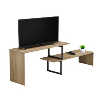 ΕΠΙΠΛΟ ΤΗΛΕΟΡΑΣΗΣ ΕΠΕΚΤΕΙΝΟΜΕΝΟ BRIGGITE HM8893.11 ΜΕΛΑΜΙΝΗ ΣΚΟΥΡΟ SONAMA 110-160x30x45Υεκ. |  Έπιπλα τηλεόρασης στο espiti