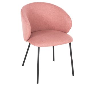 ΚΑΡΕΚΛΑ ISIAH HM9615.02 ΣΑΠΙΟ ΜΗΛΟ ΥΦΑΣΜΑ-ΜΑΥΡΑ ΜΕΤΑΛΛΙΚΑ ΠΟΔΙΑ 56x56x76Υ εκ. |  Πολυθρόνες σαλονιού στο espiti