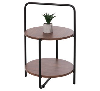 ΒΟΗΘΗΤΙΚΟ ΤΡΑΠΕΖΙ SYLO HM9618.02 MDF ΣΕ ΚΑΡΥΔΙ-ΜΑΥΡΟ ΜΕΤΑΛΛΟ Φ44x66Υεκ. |  Τραπέζια στο espiti