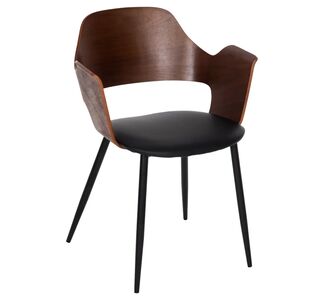 ΚΑΡΕΚΛΑ VELP HM9616.03 ΞΥΛΟ ΣΕ ΚΑΡΥΔΙ-ΜΑΥΡΟ PU-ΜΑΥΡΑ ΜΕΤΑΛ. ΠΟΔΙΑ 55,5x50x79Υεκ. |  Καρέκλες στο espiti