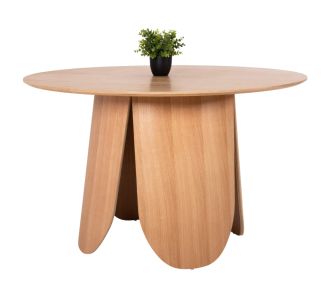 ΤΡΑΠΕΖΙ ΣΤΡΟΓΓΥΛΟ DENTY HM9612.01 MDF ΜΕ ΚΑΠΛΑΜΑ ΔΡΥΟΣ-ΧΡΩΜΑ ΔΡΥΟΣ Φ120x75Υεκ. |  Τραπεζάκια σαλονιού στο espiti