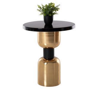 ΒΟΗΘΗΤΙΚΟ ΤΡΑΠΕΖΑΚΙ SURAT HM4236.04 ΜΕΤΑΛΛΟ ΣΕ ΜΑΥΡΟ-ΧΡΥΣΟ Φ50,5x59,5Υ εκ. |  Τραπέζια στο espiti