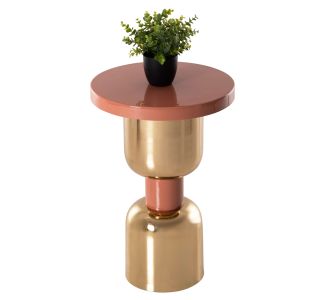 ΒΟΗΘΗΤΙΚΟ ΤΡΑΠΕΖΑΚΙ SURAT HM4237.08 ΜΕΤΑΛΛΟ ΣΕ ΣΟΜΟΝ-ΧΡΥΣΟ Φ40,5x60,5Υ εκ. |  Τραπέζια στο espiti