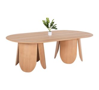 ΤΡΑΠΕΖΙ ΟΒΑΛ DENTY HM9611.01 MDF ΜΕ ΚΑΠΛΑΜΑ ΔΡΥΟΣ-ΦΥΣΙΚΟ ΟΑΚ 240x120x75Υεκ. |  Τραπεζάκια σαλονιού στο espiti