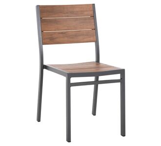 ΚΑΡΕΚΛΑ ΑΛΟΥΜΙΝΙΟΥ SAGA HM6063.02 ΣΚΟΥΡΟ ΓΚΡΙ ΜΕ POLYWOOD 46x52x86Υεκ. |  Πολυθρόνες κήπου στο espiti