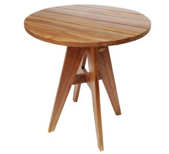 ΤΡΑΠΕΖΙ ΣΤΡΟΓΓΥΛΟ LEO HM9917 ΜΑΣΙΦ ΞΥΛΟ ΤΕΑΚ ΣΕ ΦΥΣΙΚΟ Φ70x75Υεκ. |  Τραπέζια κήπου στο espiti