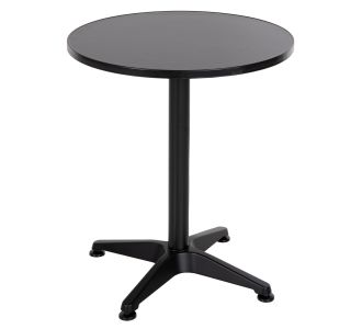 ΤΡΑΠΕΖΙ ΣΤΡΟΓΓΥΛΟ GOSS HM5974.01 ΑΛΟΥΜΙΝΙΟ ΜΑΥΡΟ Φ60x70Υεκ. |  Τραπέζια κήπου στο espiti