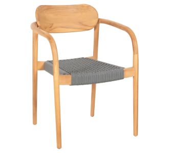 ΠΟΛΥΘΡΟΝΑ OSLO HM9636.08 ΞΥΛΟ TEAK ΦΥΣΙΚΟ & ΓΚΡΙ ΣΧΟΙΝΙ 55x54x80Yεκ. |  Καρέκλες στο espiti