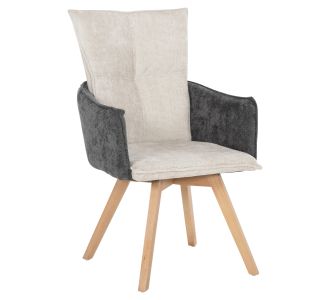 ΠΟΛΥΘΡΟΝΑΚΙ REX HM9847.04 ΜΠΕΖ-ΓΚΡΙ ΥΦΑΣΜΑ-ΞΥΛΟ ΟΞΙΑΣ ΠΟΔΙΑ 53x60x93Υεκ. |  Πολυθρόνες σαλονιού στο espiti