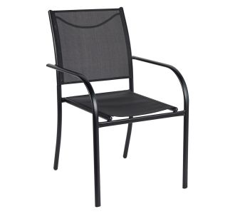 ΠΟΛΥΘΡΟΝΑ ΕΞ.ΧΩΡΟΥ REDAN HM5976.03 ΜΕΤΑΛΛΟ ΜΑΥΡΟ-TEXTILENE ΜΑΥΡΟ 56x60x88Υεκ |  Πολυθρόνες κήπου στο espiti