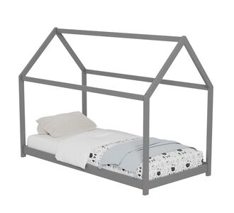 ΚΡΕΒΑΤΙ ΠΑΙΔΙΚΟ PEPE HM677.05 τ.MONTESSORI ΞΥΛΟ ΠΕΥΚΟ ΓΚΡΙ- 190x90εκ |  Παιδικά έπιπλα στο espiti