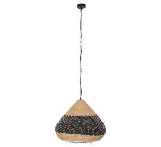 ΦΩΤΙΣΤΙΚΟ ΟΡΟΦΗΣ ΚΡΕΜΑΣΤΟ HM4354 ΦΥΣΙΚΟ RAΤΤΑΝ-PAPER ROPE-ΦΥΣΙΚΟ&ΜΑΥΡΟ Φ54x42-145Υεκ. |  Οροφής στο espiti