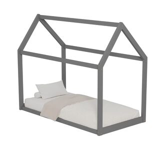 ΚΡΕΒΑΤΙ ΠΑΙΔΙΚΟ PEPE HM678.05 τ.MONTESSORI ΞΥΛΟ ΠΕΥΚΟ ΓΚΡΙ- 140x70εκ |  Παιδικά έπιπλα στο espiti