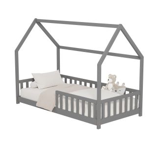 ΚΡΕΒΑΤΙ ΠΑΙΔΙΚΟ ΜΕ ΚΑΓΚΕΛΑ PHYLLIS HM679.05 τ.MONTESSORI ΞΥΛΟ ΠΕΥΚΟ ΓΚΡΙ-190x90εκ. |  Παιδικά έπιπλα στο espiti