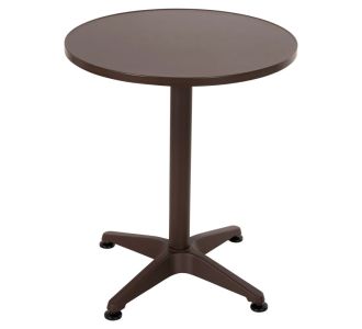 ΤΡΑΠΕΖΙ ΣΤΡΟΓΓΥΛΟ GOSS HM5974.02 ΑΛΟΥΜΙΝΙΟ ΚΑΦΕ Φ60x70Υεκ. |  Τραπέζια κήπου στο espiti