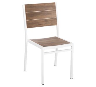 ΚΑΡΕΚΛΑ ΑΛΟΥΜΙΝΙΟΥ SAGA HM6063.01 ΛΕΥΚΗ ΜΕ POLYWOOD 46x52x86Υεκ. |  Πολυθρόνες κήπου στο espiti
