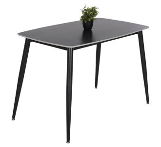 ΤΡΑΠΕΖΙ RAVEN HM9854.02 ΚΕΡΑΜΙΚΟ TOP ΜΑΥΡΟ ΜΑΡΜΑΡΟ-ΜΑΥΡΟ ΜΕΤΑΛΛΟ 117,5x67,5x76Υεκ. |  Τραπέζια στο espiti
