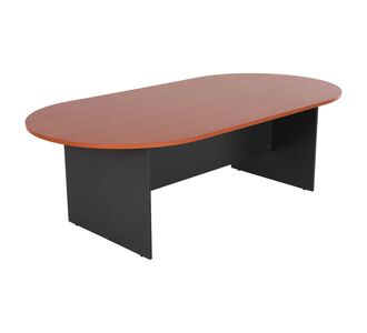 ΓΡΑΦΕΙΟ ΣΥΝΕΔΡΙΑΣΕΩΝ ΟΒΑΛ SIENNA HM2134.03 ΑΝΘΡΑΚΙ ΜΕΛΑΜΙΝΗ-TOP ΚΕΡΑΣΙ 240x120x75Υεκ |  Γραφεία στο espiti