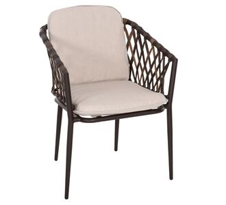 ΠΟΛΥΘΡΟΝΑ ΑΛΟΥΜΙΝΙΟΥ BOLLY HM6080 ΚΑΦΕ-ΣΥΝΘ.RATTAN ΚΑΦΕ-ΜΠΕΖ ΜΑΞΙΛΑΡΙΑ 58,5x67x86Υεκ |  Πολυθρόνες κήπου στο espiti