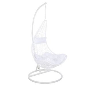 ΚΡΕΜΑΣΤΗ ΠΟΛΥΘΡΟΝΑ ΦΩΛΙΑ MILLIE HM5996.03 ΜΕΤΑΛΛΟ-ΣΥΝΘ.RATTAN ΛΕΥΚΟ Φ95x195Υεκ. |  Κούνιες στο espiti