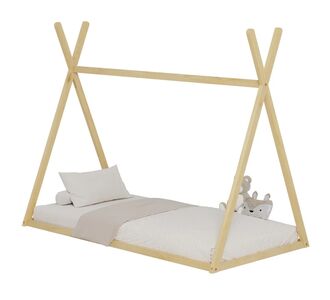 ΚΡΕΒΑΤΙ ΠΑΙΔΙΚΟ MUNK HM681.01 τ.MONTESSORI ΜΑΣΙΦ ΞΥΛΟ ΠΕΥΚΟΥ ΦΥΣΙΚΟ- 190x90εκ |  Παιδικά έπιπλα στο espiti