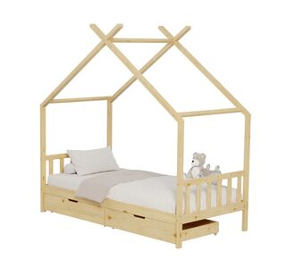 ΚΡΕΒΑΤΙ ΠΑΙΔΙΚΟ KLARICE HM680.01 τ.MONTESSORI-2 ΣΥΡΤΑΡΙΑ-ΞΥΛΟ ΠΕΥΚΟ ΦΥΣΙΚΟ-190x90εκ |  Παιδικά έπιπλα στο espiti