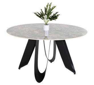 ΤΡΑΠΕΖΙ ΣΤΡΟΓΓΥΛΟ ZOD HM9852.03 ΠΡΑΣΙΝΟ ΜΑΡΜΑΡΟ ΚΕΡΑΜΙΚΟ TOP-ΜΑΥΡΑ ΜΕΤΑΛ.ΠΟΔΙΑ Φ135x74Υεκ |  Τραπέζια στο espiti