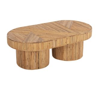 ΤΡΑΠΕΖΙ ΣΑΛΟΝΙΟΥ GATSBY ΟΒΑΛ TOP HM9870 RATTAN ΧΡΩΜΑ ΦΥΣΙΚΟ 110x59x39Υεκ. |  Τραπέζια στο espiti