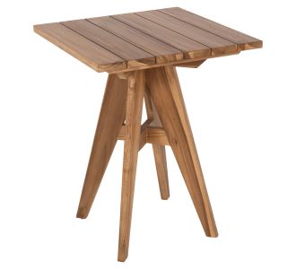 ΤΡΑΠΕΖΙ ΤΕΤΡΑΓΩΝΟ LEO HM9860.11 ΜΑΣΙΦ ΞΥΛΟ ΤΕΑΚ 60x60x75Υεκ. |  Τραπέζια κήπου στο espiti