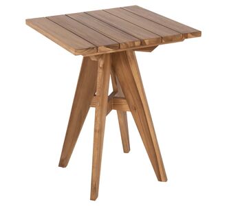 ΤΡΑΠΕΖΙ ΤΕΤΡΑΓΩΝΟ LEO HM9860.11 ΜΑΣΙΦ ΞΥΛΟ ΤΕΑΚ 60x60x75Υεκ. |  Τραπέζια κήπου στο espiti