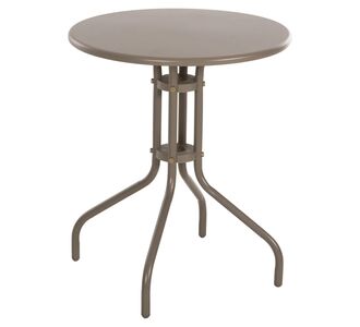 ΤΡΑΠΕΖΙ ΕΞ.ΧΩΡΟΥ ΣΤΡΟΓΓΥΛΟ LINO HM5973.04 ΜΕΤΑΛΛΙΚΟ ΣΑΜΠΑΝΙ Φ60x70Υεκ. |  Τραπέζια κήπου στο espiti