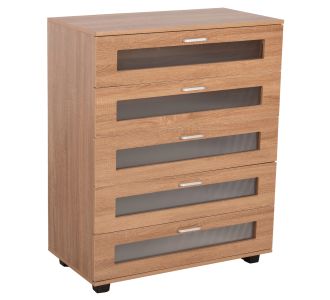 ΣΥΡΤΑΡΙΕΡΑ ΜΕΛΑΜΙΝΗΣ THORGAN HM9881.01 5 ΣΥΡΤΑΡΙΑ-SONAMA ΧΡΩΜΑ 80Χ40Χ100Υεκ |  Συρταριέρες -Κονσόλες στο espiti