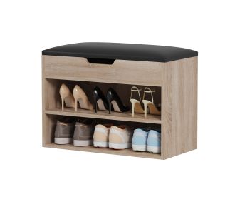 ΠΑΠΟΥΤΣΟΘΗΚΗ ΜΕ ΚΑΘΙΣΜΑ ROMIR HM2477.01 ΜΕΛΑΜΙΝΗ ΣΕ ΣΟΝΑΜΑ-ΚΑΘΙΣΜΑ ΚΑΦΕ 60x30x44Υ |  Παπουτσοθήκες στο espiti