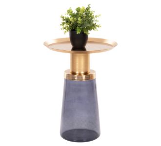 ΒΟΗΘΗΤΙΚΟ ΤΡΑΠΕΖΑΚΙ BALLIN HM9725 ΜΠΛΕ ΓΥΑΛΙ-ΧΡΥΣΟ ΜΕΤΑΛΛΟ Φ37,5x49,5Υεκ. |  Τραπέζια στο espiti