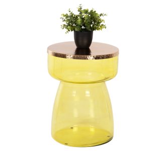 ΒΟΗΘΗΤΙΚΟ ΤΡΑΠΕΖΑΚΙ RANE HM9731 ΓΥΑΛΙ ΠΡΑΣΙΝΩΠΟ-ΧΡΥΣΟ ΜΕΤΑΛΛΟ TOP Φ36x47Υεκ. |  Τραπέζια στο espiti