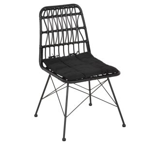 ΚΑΡΕΚΛΑ ΕΞ.ΧΩΡΟΥ ALLEGRA HM5453.12 ΜΕΤΑΛΛΟ-ΜΑΞΙΛΑΡΙ-WICKER ΜΑΥΡΟ 52x52x83,5Yεκ. |  Πολυθρόνες κήπου στο espiti