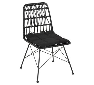 ΚΑΡΕΚΛΑ ΕΞ.ΧΩΡΟΥ ALLEGRA HM5453.12 ΜΕΤΑΛΛΟ-ΜΑΞΙΛΑΡΙ-WICKER ΜΑΥΡΟ 52x52x83,5Yεκ. |  Πολυθρόνες κήπου στο espiti