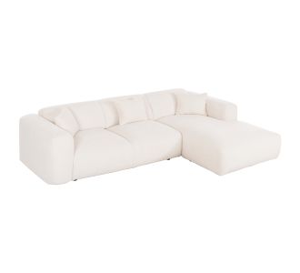 ΚΑΝΑΠΕΣ ΓΩΝΙΑ BRICKEN HM3275.02R ΛΕΥΚΟ ΥΦΑΣΜΑ 110-282x98-160x72Υεκ. |  Καναπέδες γωνιακοί στο espiti