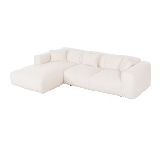 ΚΑΝΑΠΕΣ ΓΩΝΙΑ (ΑΡΙΣΤΕΡΗ) BRICKEN HM3275.02L ΛΕΥΚΟ ΥΦΑΣΜΑ 110-282x98-160x72Υεκ. |  Καναπέδες γωνιακοί στο espiti
