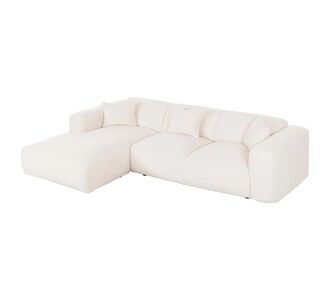 ΚΑΝΑΠΕΣ ΓΩΝΙΑ (ΑΡΙΣΤΕΡΗ) BRICKEN HM3275.02L ΛΕΥΚΟ ΥΦΑΣΜΑ 110-282x98-160x72Υεκ. |  Καναπέδες γωνιακοί στο espiti