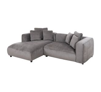 ΚΑΝΑΠΕΣ ΓΩΝΙΑ (ΑΡΙΣΤΕΡΗ) 3-ΘΕΣΙΟΣ GRACE HM3280.03L ΓΚΡΙ ΥΦΑΣΜΑ 252x160x70-90Υεκ |  Καναπέδες γωνιακοί στο espiti