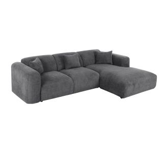 ΚΑΝΑΠΕΣ ΓΩΝΙΑ BRICKEN HM3275.04R ΑΝΘΡΑΚΙ ΥΦΑΣΜΑ 110-282x98-160x72Υεκ. |  Καναπέδες γωνιακοί στο espiti