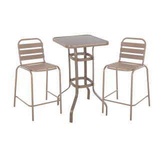 ΣΕΤ 3ΤΜΧ ΕΞΩΤΕΡΙΚΟΥ ΧΩΡΟΥ LAURA HM21054.04 ΣΑΜΠΑΝΙ ΜΕΤΑΛΛΟ & ΑΛΟΥΜΙΝΙΟ |  Σετ τραπεζαρία κήπου στο espiti