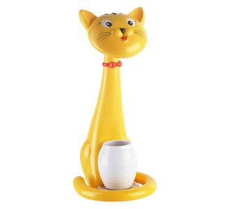 ΠΑΙΔΙΚΟ ΦΩΤΙΣΤΙΚΟ ΓΡΑΦΕΙΟΥ LED BADOO ΓΑΤΑ HM4457.04 ΚΙΤΡΙΝΟ ABS-ΜΕ ΜΟΛΥΒΟΘΗΚΗ |  Επιτραπέζια στο espiti