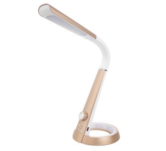 ΦΩΤΙΣΤΙΚΟ ΓΡΑΦΕΙΟΥ LED BLAIN PRO HM4451.09 ΧΡΥΣΟ-ΛΕΥΚΟ ΧΡΩΜΑ 34,3x18,3x42,5Υεκ. |  Επιτραπέζια στο espiti